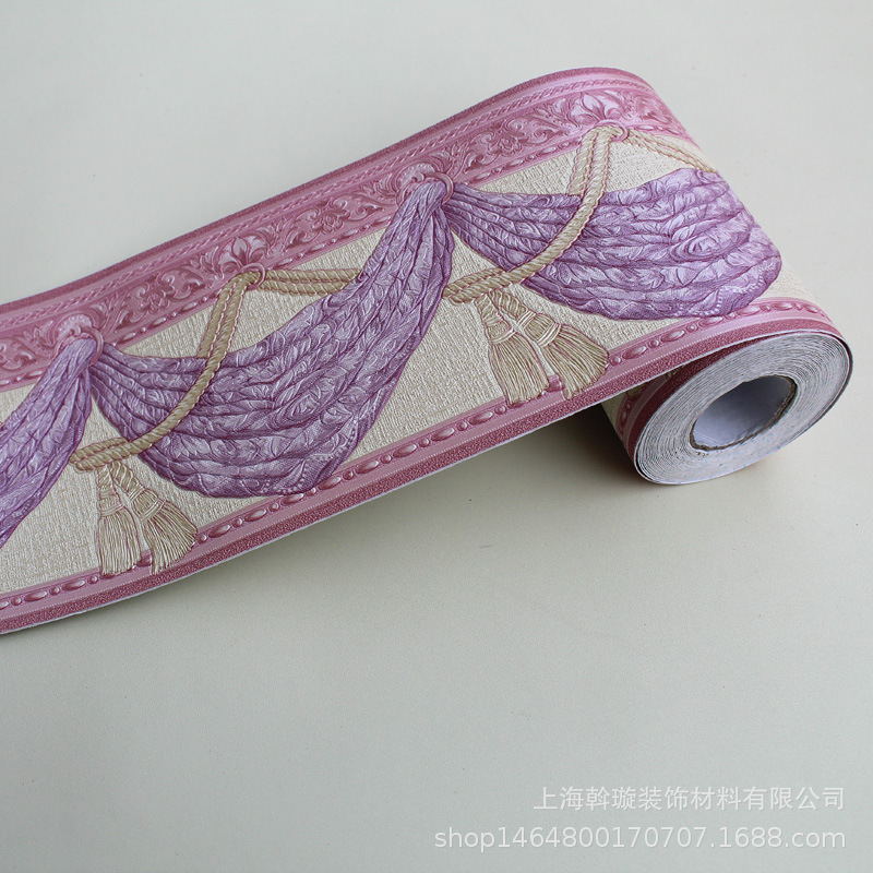 厚みのあるウォールステッカー自己粘着壁紙防水 3D 足元ライン寝室リビングルームキッチンバスルーム子供部屋ウエストラインステッカー|undefined