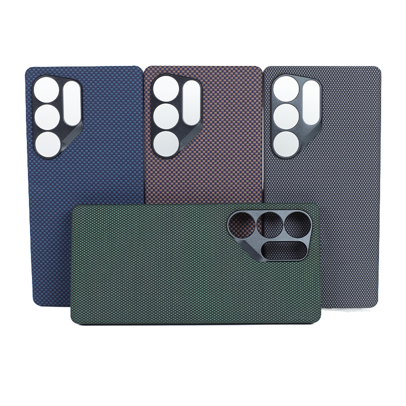 适用三星s25ultra凯夫拉纤维磁吸手机壳S24U碳纤维防摔保护壳