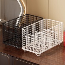 面膜收纳盒梳妆台大容量化妆品置物架卫生间浴室桌面护肤品整理筐