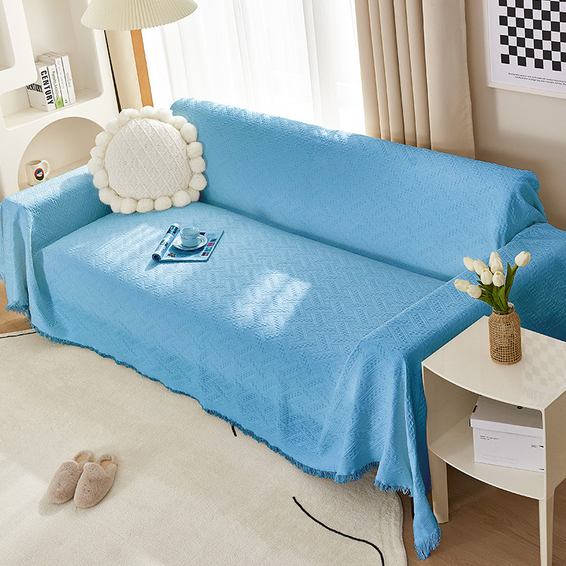 Anti-gato rasguño nórdico ins estilo sofá toalla antideslizante cuatro estaciones combinación universal sofá cubierta de tela cubierta de sofá Manta