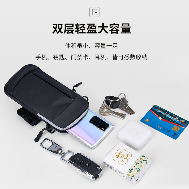 2023 nueva bolsa de teléfono móvil para correr bolsa de brazo para hombres y mujeres equipo deportivo especial brazo al aire libre mañana corriendo brazo manga bolsa de muñeca