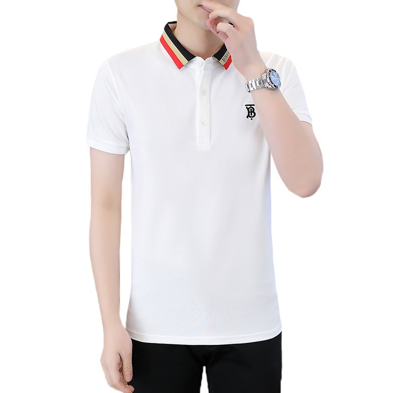 Taobaoke-5052-P32-2024 Camisa POLO estándar bordada de alta calidad de verano Camiseta de manga corta para jóvenes-Verano 8