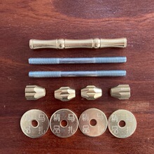 马扎配件 实木马扎轴 马扎铜轴 折叠凳金属铁丝柱5套包邮