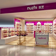 设计制作商场皮具烤漆化妆品展厅展示柜鞋服货柜展示架多经点位