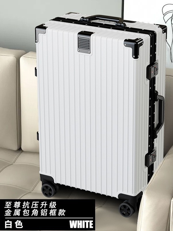 Maleta maleta para hombre, robusta, duradera y silenciosa, rueda universal, caja de contraseña para estudiante, maleta trolley de gran capacidad para mujer