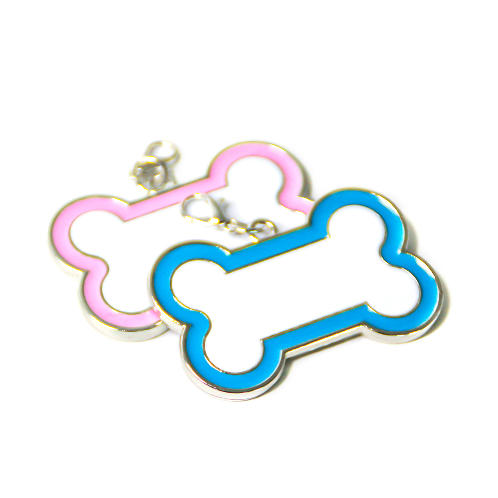 Impresión de transferencia térmica de metal marca de mascotas de moda material en blanco al por mayor sublimación térmica marca de mascotas DIY puede ser producción de imágenes