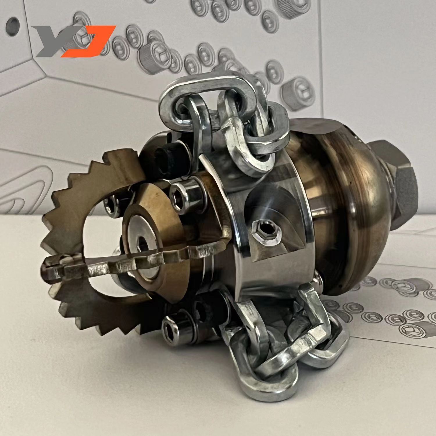 旋转爆破王喷嘴下水道疏通老鼠头工业管道爆破清理树枝多功能