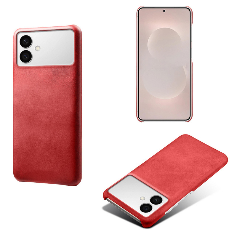 Wholesale Suitable for Samsung S26 Edge Protective Case Protective Leather Case Samsung S26 Calf Pattern Protective Case