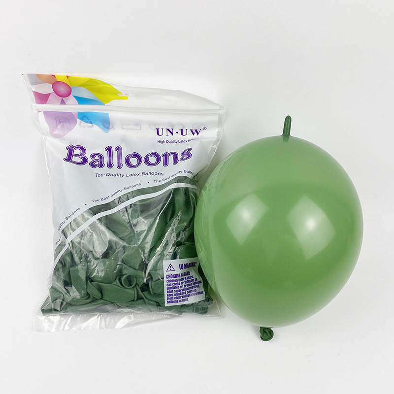 Globos con Cola de 10 Pulgadas para Fiestas, Color Sólido