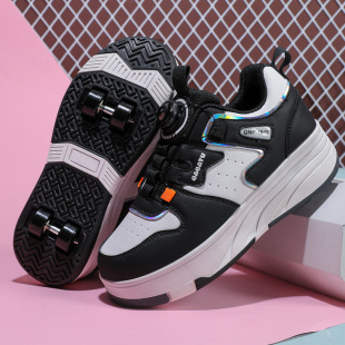 Barbara rabbit factory wholesale four-wheel children's walking shoes youth walking shoes foreign trade overseas special contribution