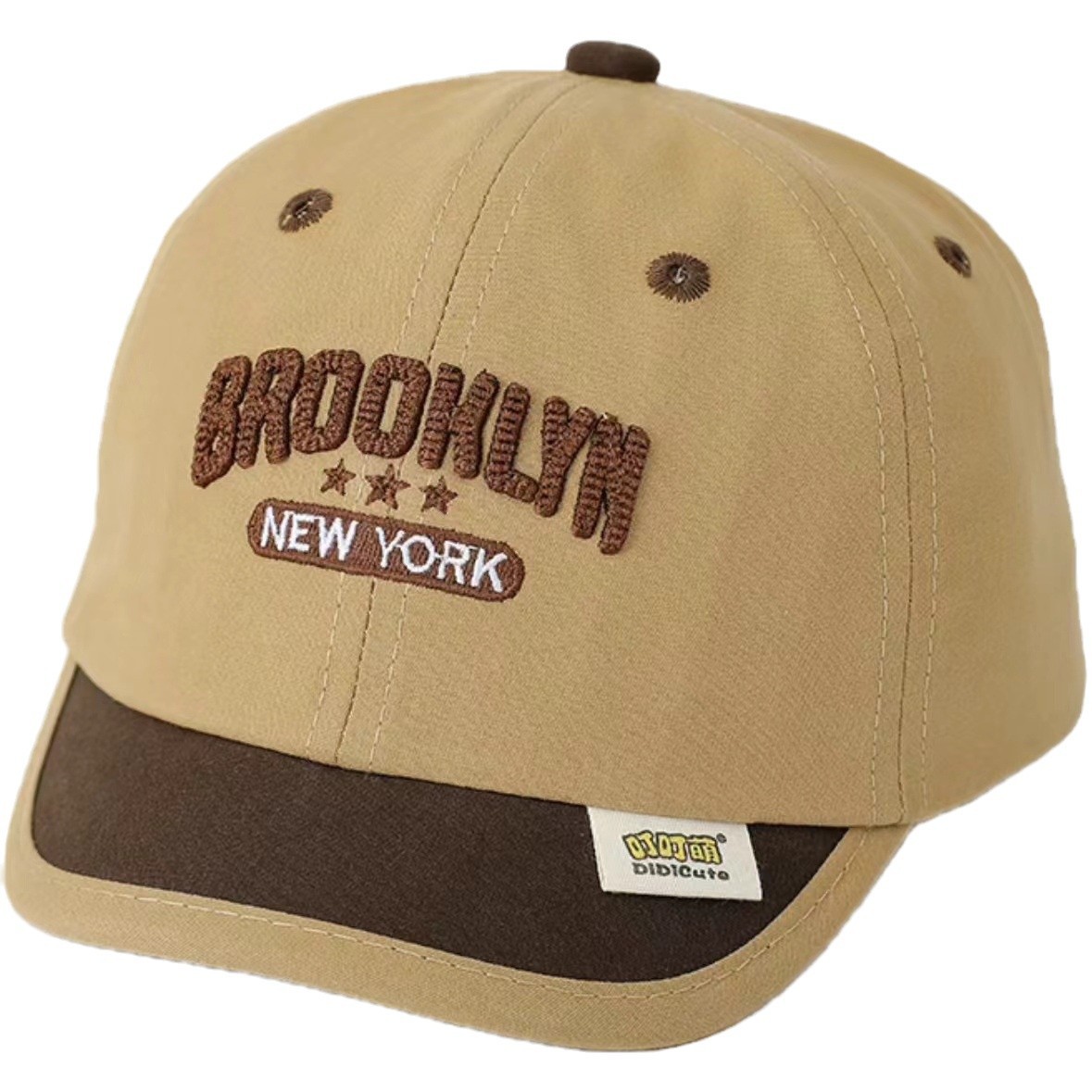 Baby sombrero de primavera bordado letras sombrero de béisbol sombrero de bordes cortos sombrero de pato para niños niñas sombrero de sombrero para niños pequeños