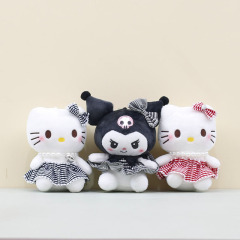かわいいネットレッドクロミペンダントぬいぐるみ猫人形kt猫バッグ掛けキーホルダー人形人形