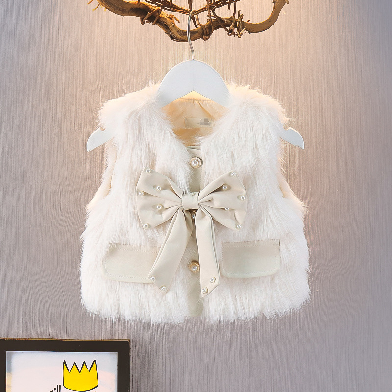 Ropa para niños al por mayor de las niñas Otoño e Invierno chaleco 2023 nuevos niños otoño cardigan bebé invierno suéter abrigo