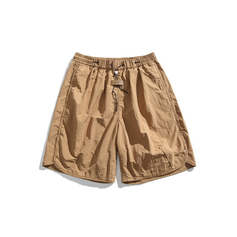 Pantalones cortos de playa de secado rápido transpirables al aire libre CLOR pantalones de cinco puntos de nailon de verano casuales sueltos para hombres S5039
