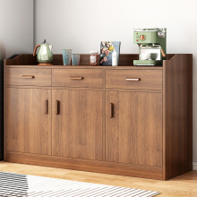 简约小户型客厅靠墙储物柜轻奢风家用厨房多功能餐边柜收纳置物架