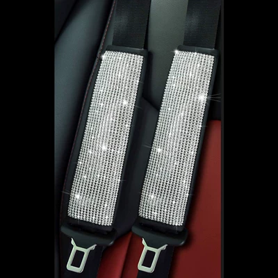Seat belt shoulder pad | Rhinestone Safety Belt Protector