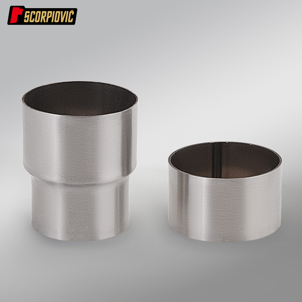 Motorcycle Exhaust Pipe Modification Parts Suitable for Zxjc Zhang Xue 500Rr Stainless Steel Reducer Pipe Mid-Section Adapter