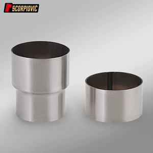 Motosiklet Qaz Borusu ZXJC Zhang Xue 500Rr Paslanmayan Polad Reduktor Borusu Orta Hissə