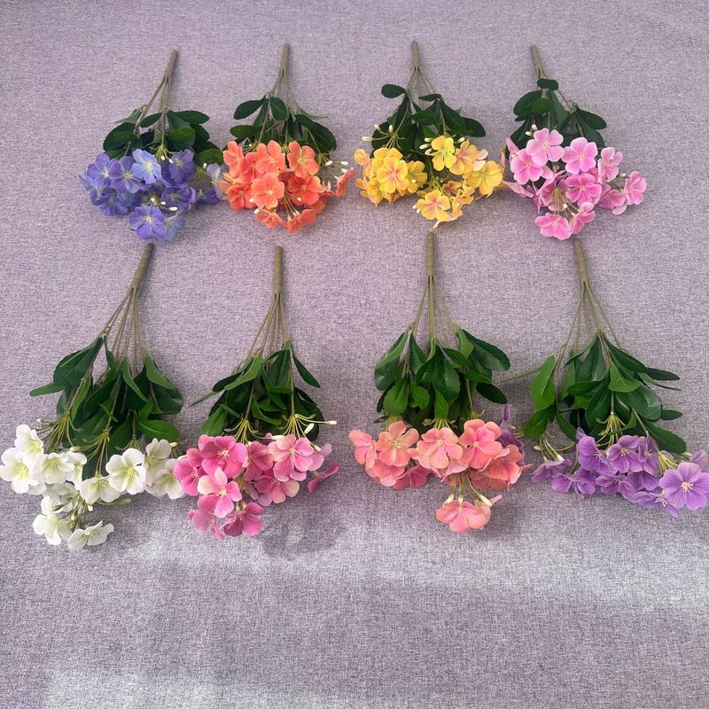 仿真花把束胶片海棠花3D打印家居装饰婚礼庆典摄影道具小清新把花|undefined