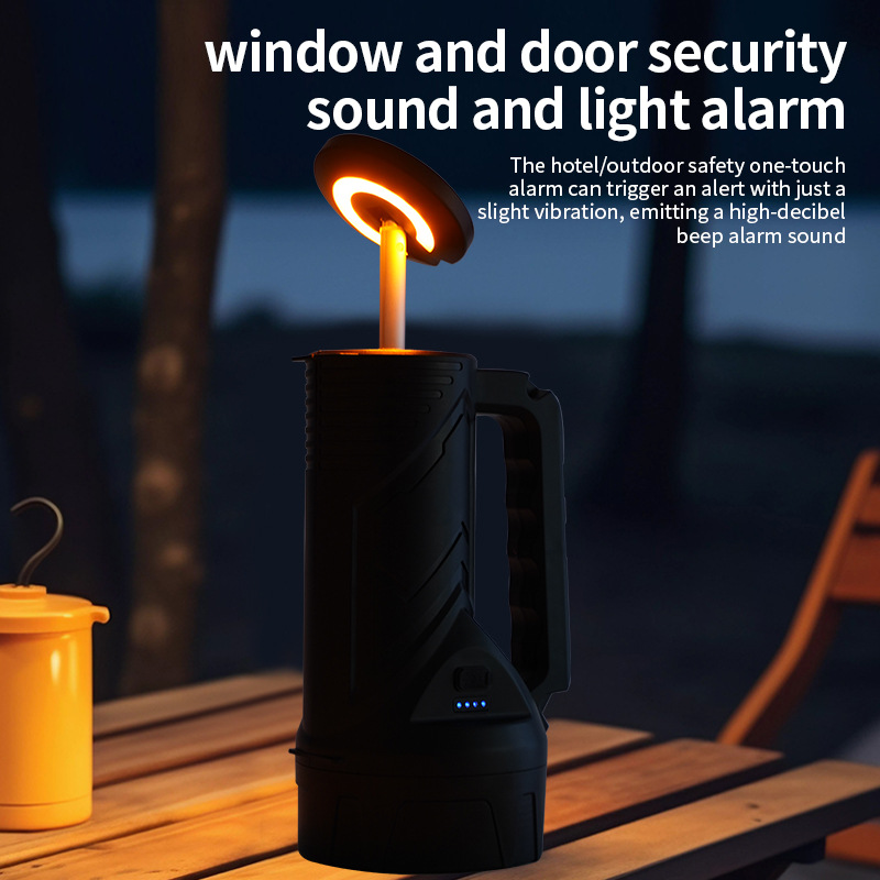 Outdoor Camping Campsite Stretchable Tail Searchlight High Power Strong Light Long Range Flashlight_voghion.com