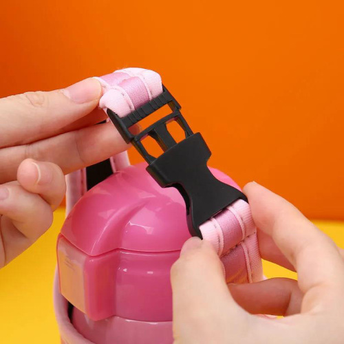 Children's Insulated Cup Cover Universal Cute Cartoon Water Bottle Cover Cross-Shoulder Strap Portable Heatproof Shockproof Protective Cover