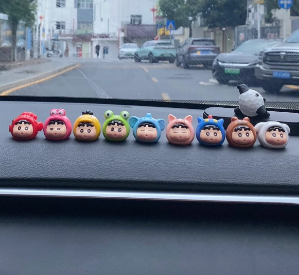 2026 New Model Healing Cute Mini Car Ornaments for Boys and Girls, Adorable In-Car Mini High-End Creative Screen Decorations