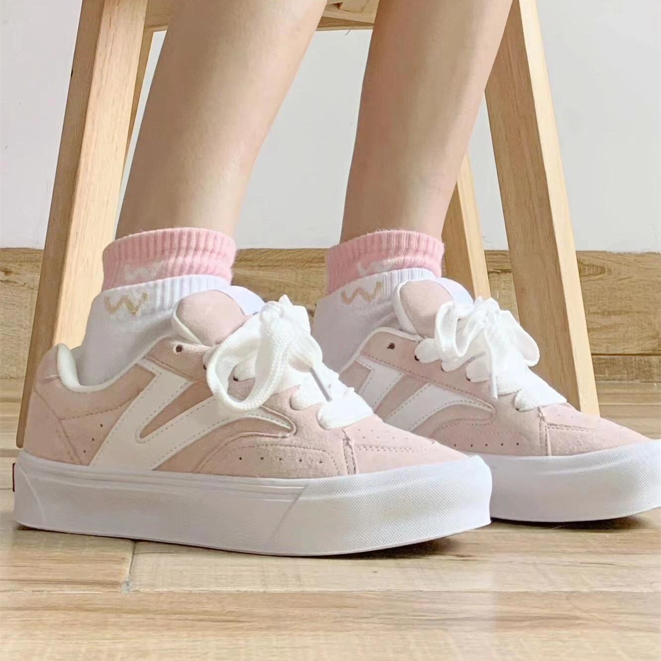 zapatos de pan americano de piel clásico retro baja zapatos de skate negro y blanco zapatos de hombre y mujer zapatos casuales de pareja image 9
