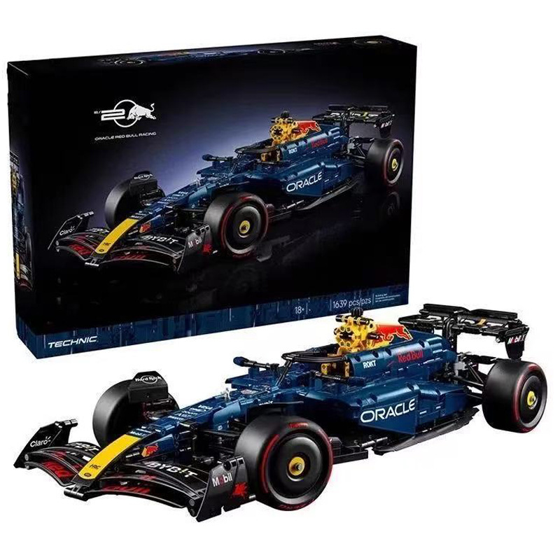 Cross-Border Compatible with Lego 42206 New Technology Mechanical Set Red Bull Racing F1 Racing Building Block Assembly Toy