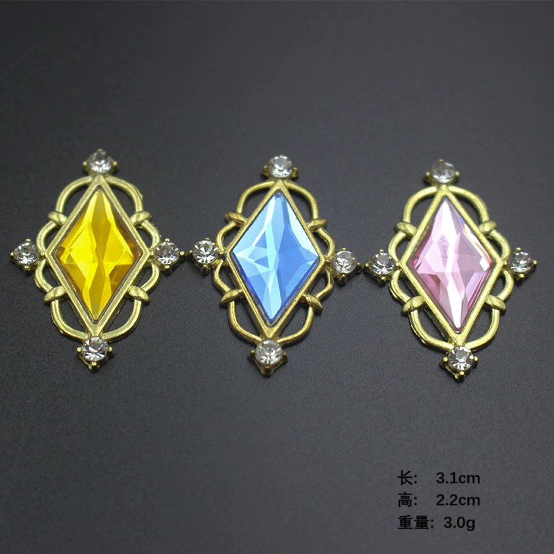 Fashionable metal accessories, bag, pack, decorative accessory, simple and elegant design, Korean style