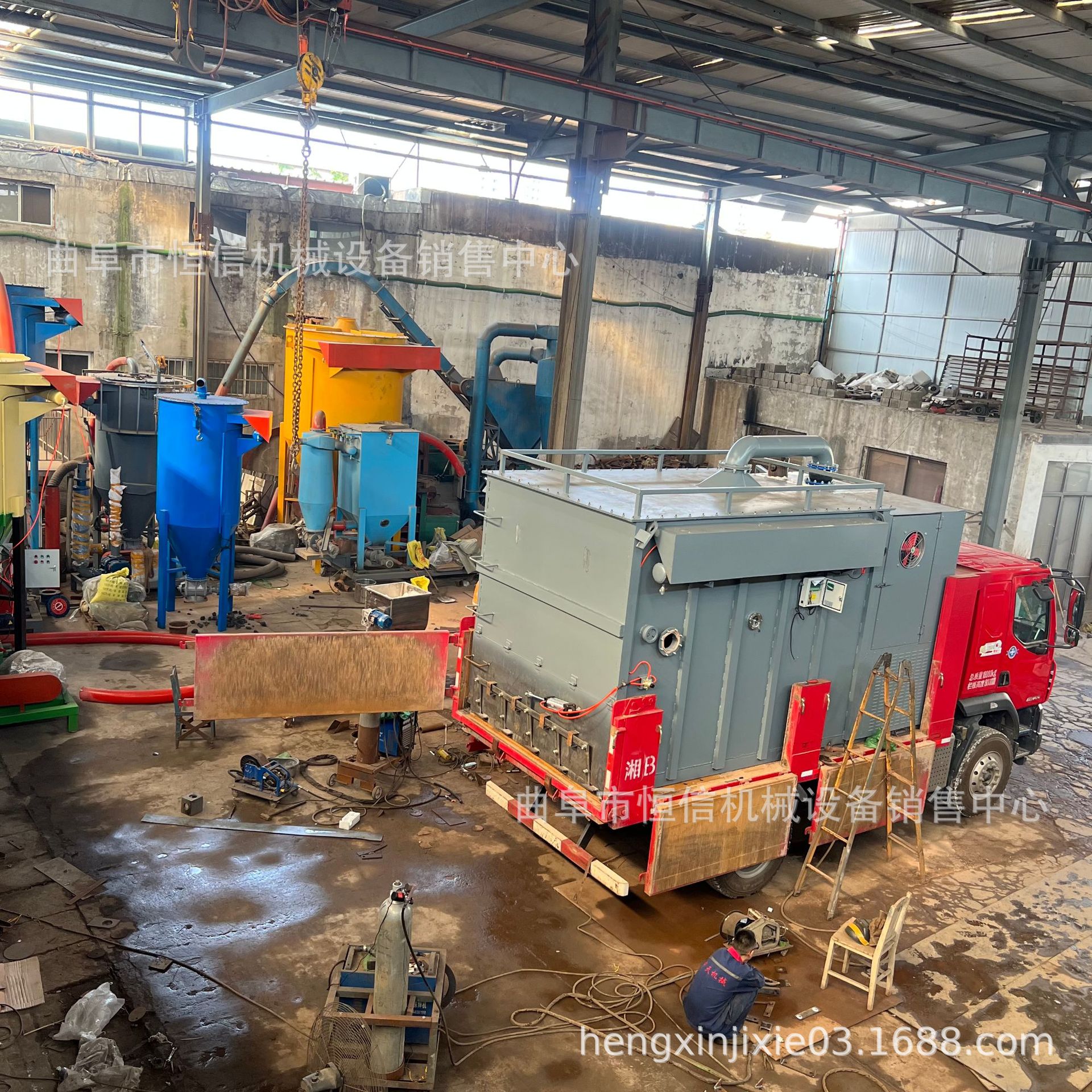 重庆电厂锅炉灰烟道检修负压吸灰车zcjb 车载式流动型4.2米移动吸