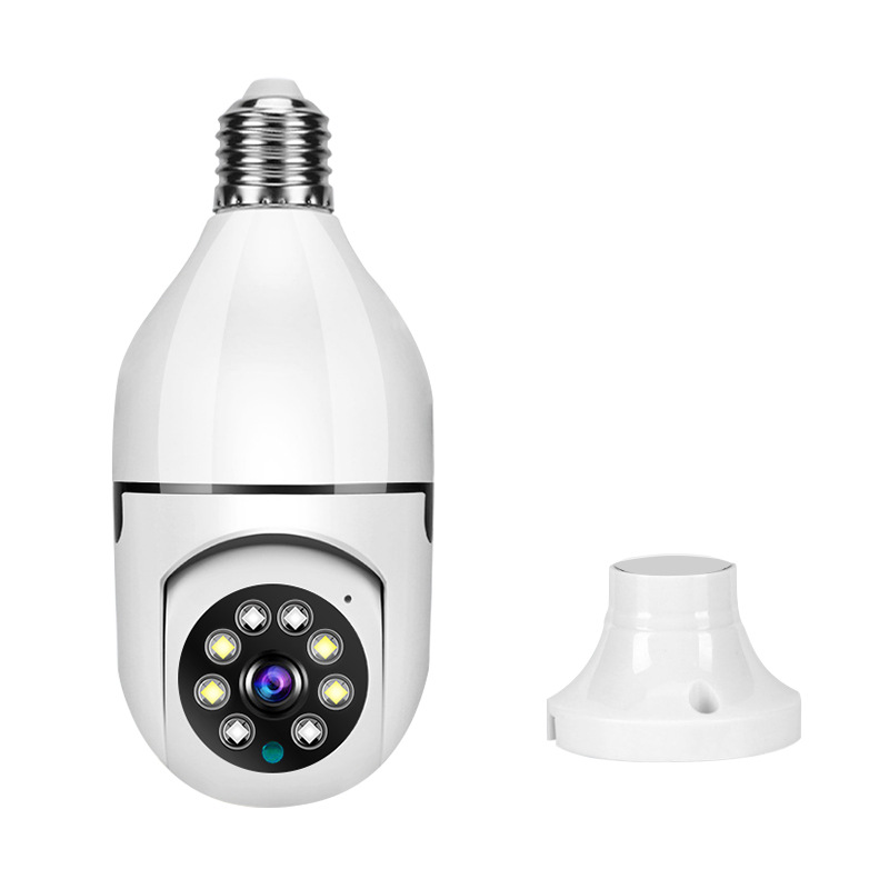 Cámara de Vigilancia tipo Foco v380pro de ABS para Interior