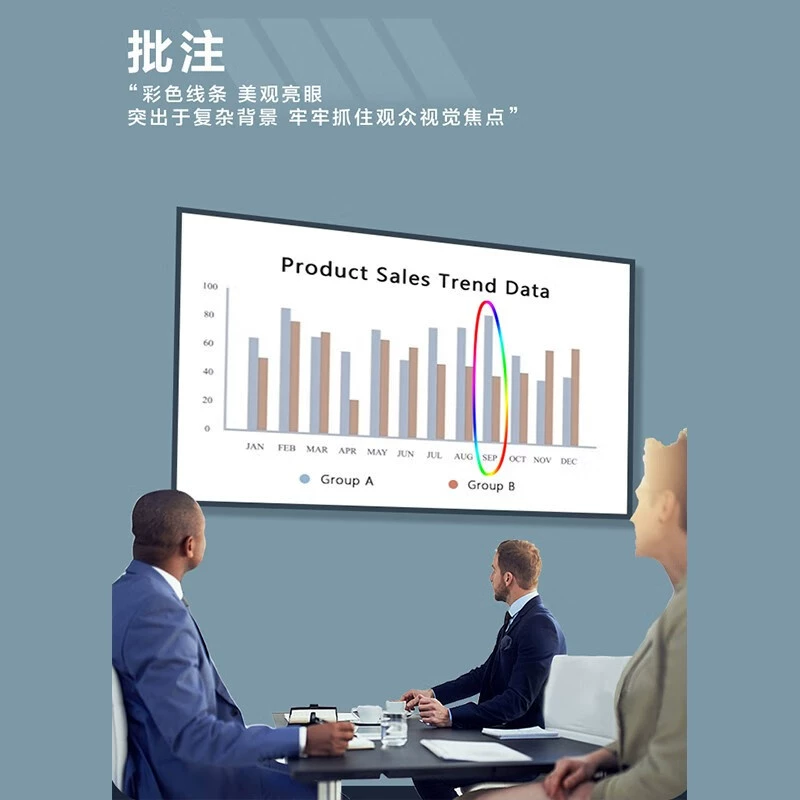 毕亚兹 Spotlight Wireless Page Turning Pen Demonstrator Projector Speech Artifact Charging Projector
