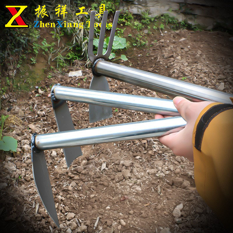 小挖锄尖头菜挖子农用种菜除草锰钢家用小锄头庭院盆栽种花松土尖
