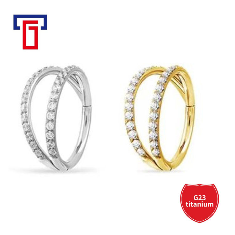 Pointed titanium steel lip stud product view