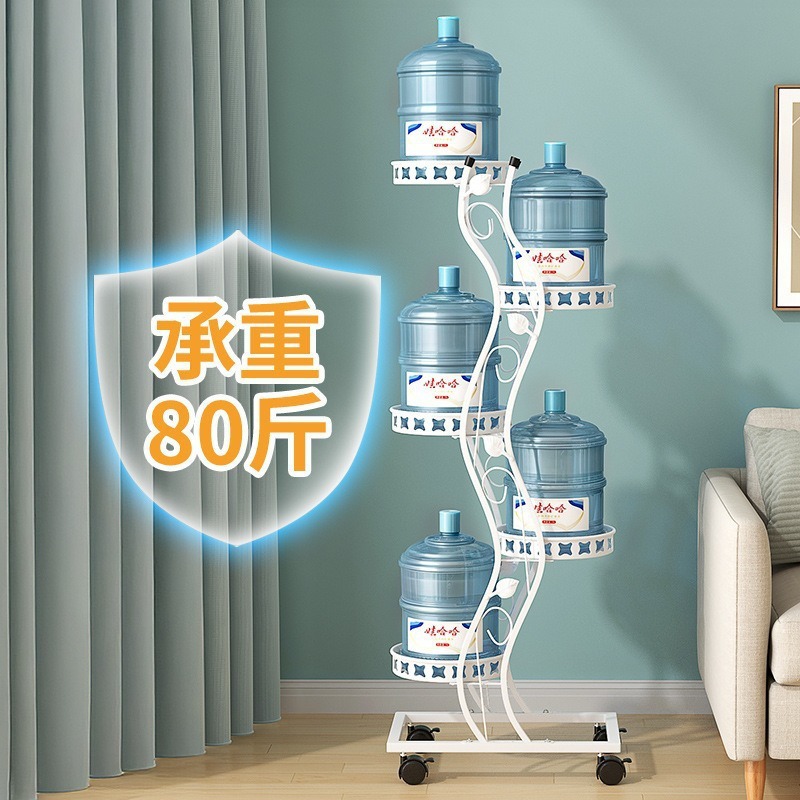 多層可動省スペースフラワースタンドバルコニーリビングルームテレビキャビネットの横に鉢植え収納ラックバルコニー床置きフラワースタンド