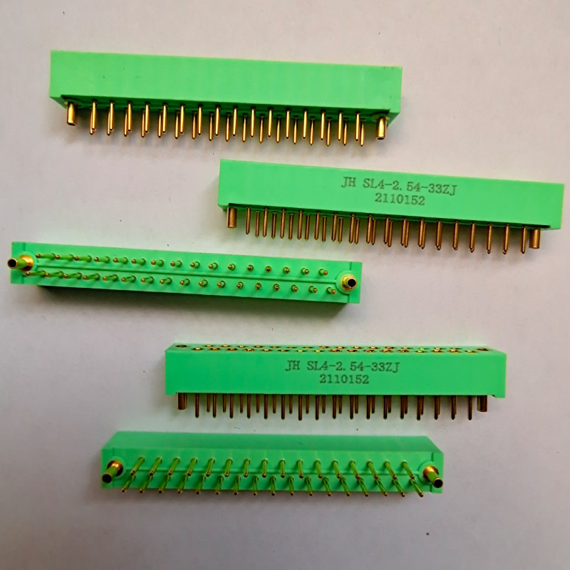 锦宏自产连接器  SL4-2.54-33ZJ  SL4型线簧孔印制电连接器
