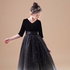 Children's formal wear 2024 summer new style violin performance large children's piano performance suit on AliExpress 