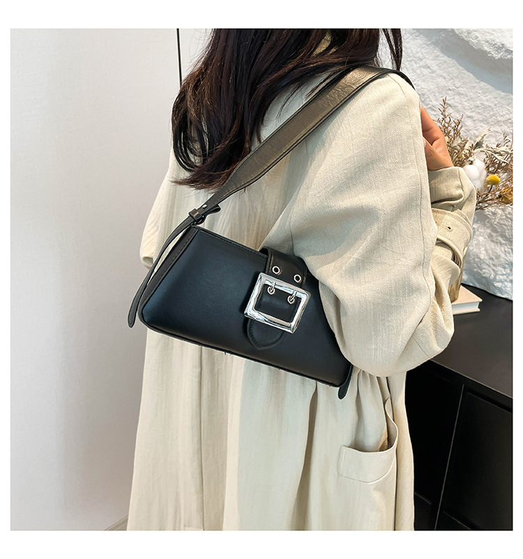 Uformell armhule for kvinner 2024 Ny enkel fransk pinne Fasjonabel vestlig stil Håndholdt pendlerskulder liten firkantet_voghion.com