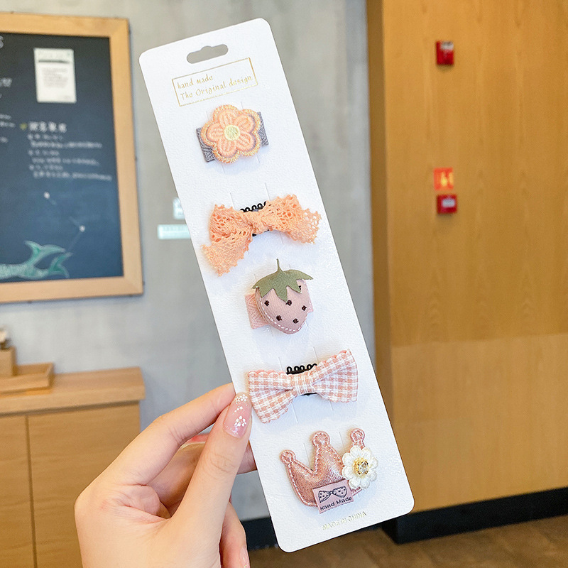 Horquilla para bebés, bolsa de tela completa, clip para cabello para bebés, no daña el cabello, niños, niñas, horquillas, lindos accesorios para el cabello, sombreros