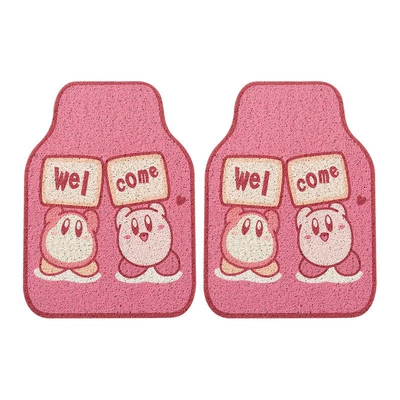 Universal Foot Pad — Floor Mats with Wire Loops, Universal and - welcome-card-silk-loop-floor-mats-2-pieces