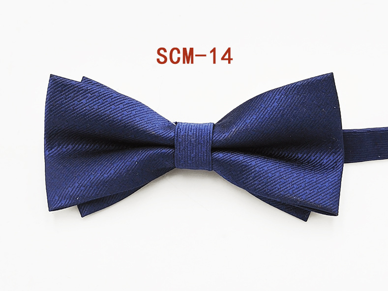 Spot venta al por mayor, pajarita para hombres, ropa formal, moda coreana, novio, padrino, lazo negro sólido