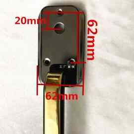 ✅防盗门外装门老式自动锁把手大门锁具拉手家用外装十字锁执手单