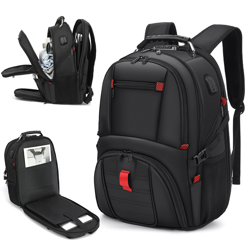 Mochila de negocios para computadora en tela de Oxford, resistente al desgaste, para viajes de negocios image 7