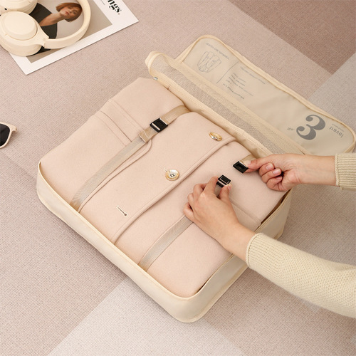 Cross-border new travel storage bag, travel suitcase clothing shoes organization storage set, waterproof seven-piece set