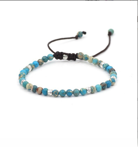 Buddha beads bracelet 4mm Emperor Stone Friendship Bracelet Couple Yoga Bracelet Accessory Gift