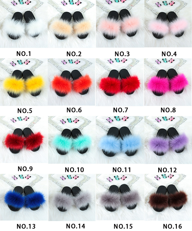 Kid's Fashion Solid Color Round Toe Plush Slippers display picture 1