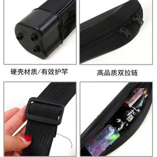 Luya Big Belly Pole Bag Non-detachable Wheel Crossbody Multi-function Bag Single Shoulder Portable Large Capacity Fishing Rod Bag