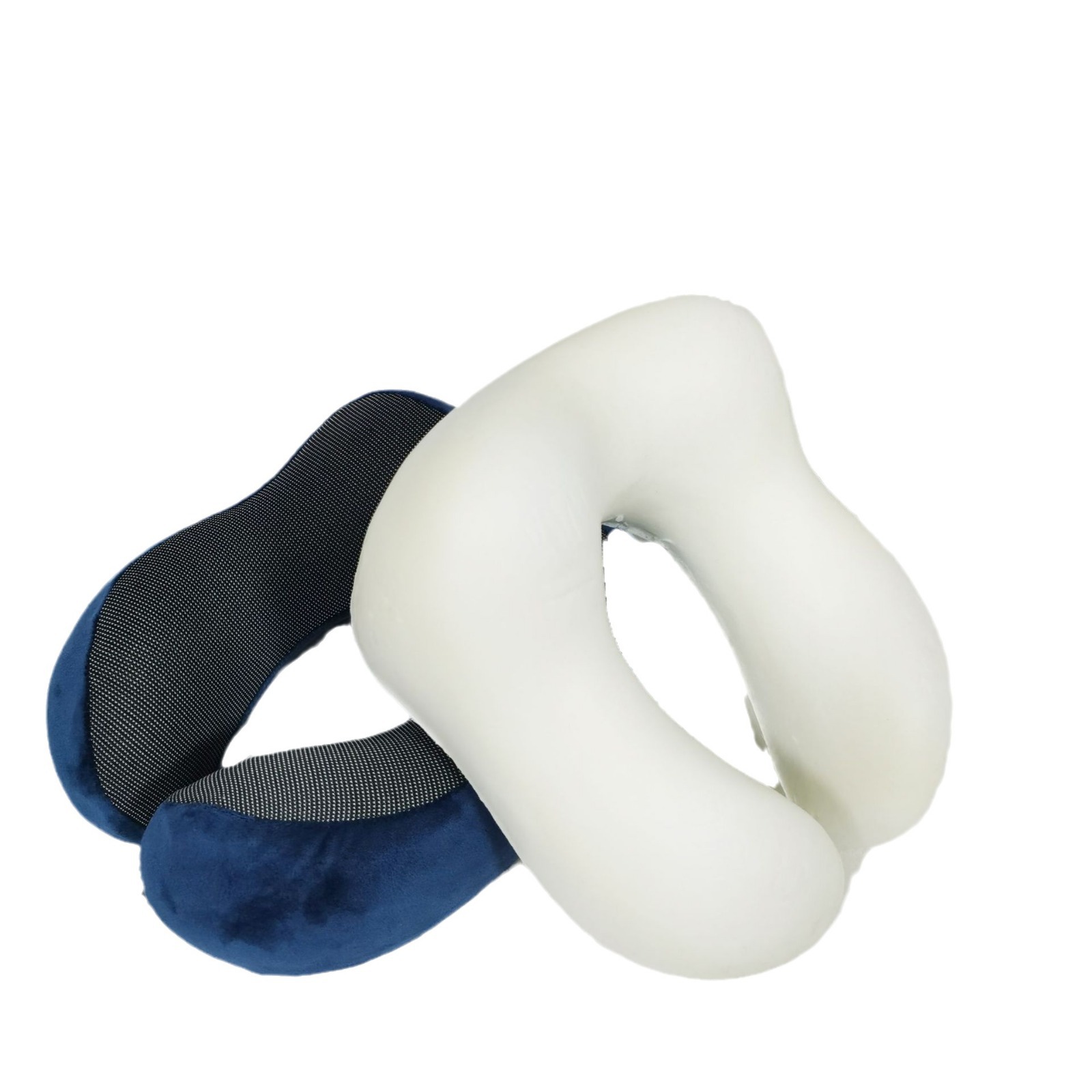 almohada en forma de U de memoria almohada de cuello de algodón portátil estudiante adulto oficina conducción almohada en forma de U para proteger la columna cervical