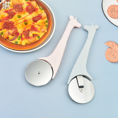 originality Stainless steel Giraffe Pizza Cutters pizza Pizza noodle Cutter