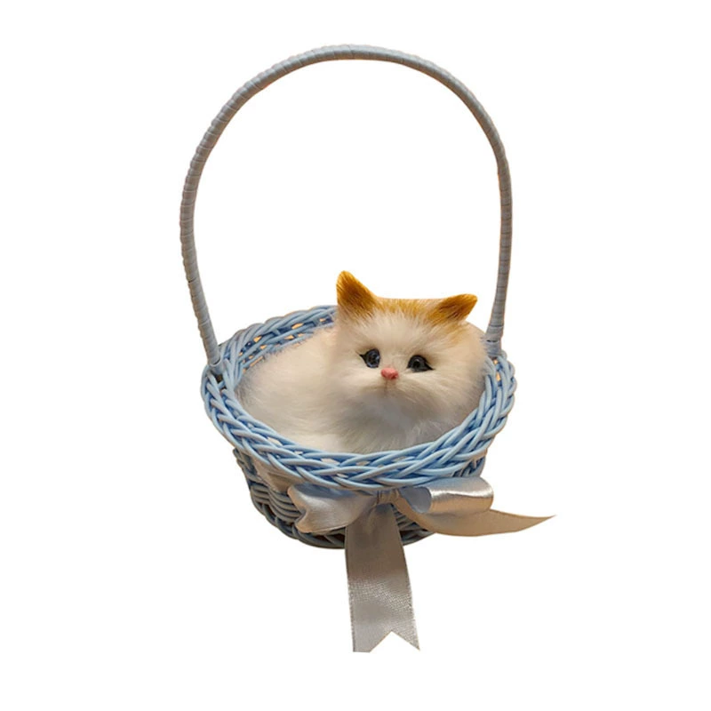 Корзина, игрушка, кот, подарок на день рождения